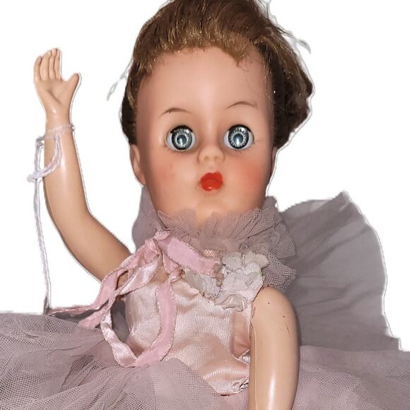 14" 1955 Vintage Mid Century "Valentine Aida Toe Dancing Ballerina" Doll - Picture 3 of 13